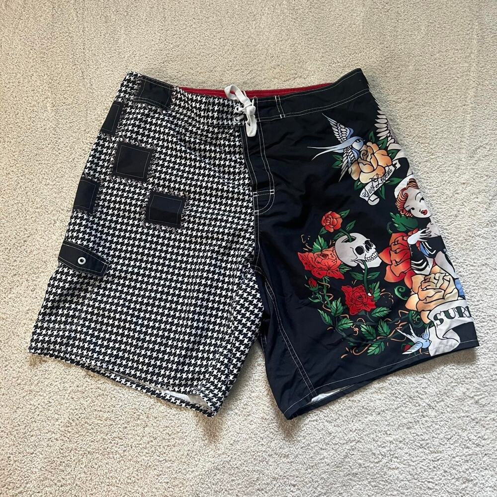 Y2K Joe Boxer surf hero board shorts